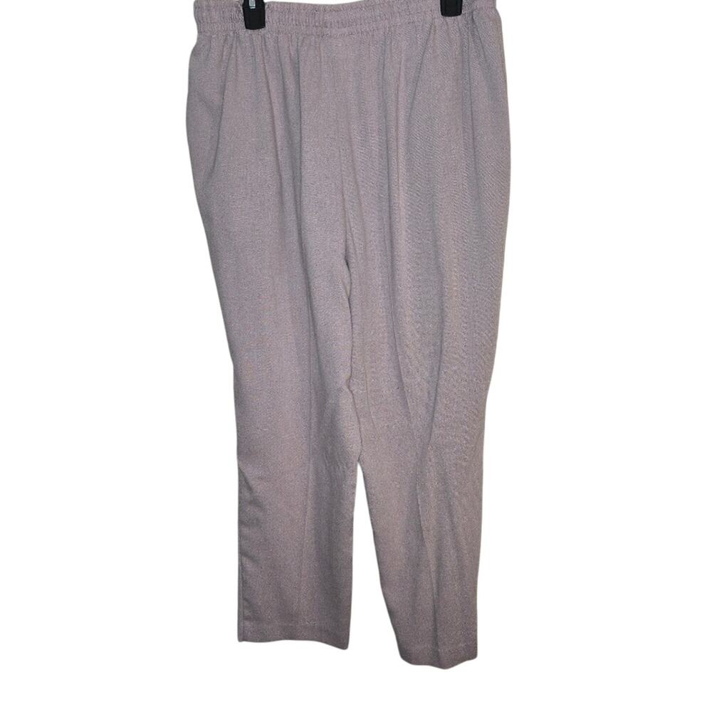 Alfred Dunner 18W Lavender Drawstring Pants [0234]